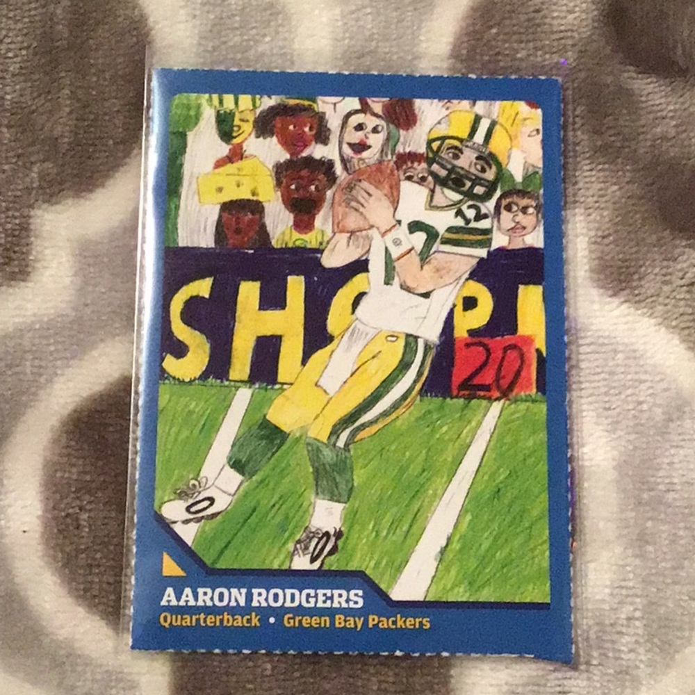 AARON RODGERS GREENBAY PACKERS KIDS SPORTS ILLUSTRATED CARD